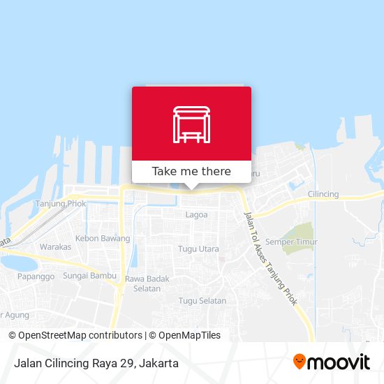 Jalan Cilincing Raya 29 map