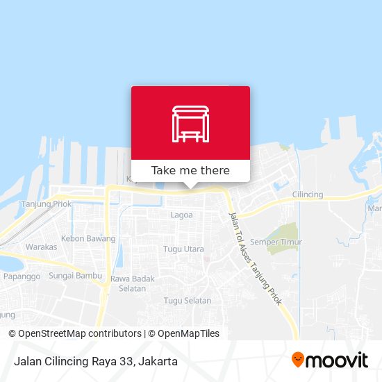 Jalan Cilincing Raya 33 map