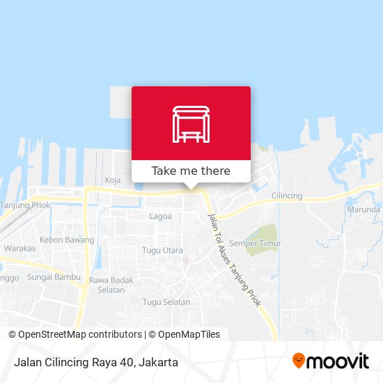 Jalan Cilincing Raya 40 map
