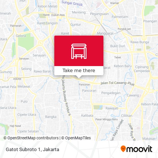 Gatot Subroto 1 map