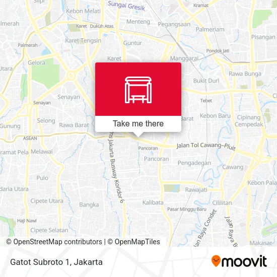 Gatot Subroto 1 map