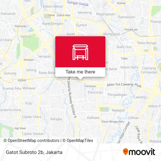 Gatot Subroto 2b map