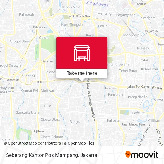 Seberang Kantor Pos Mampang map