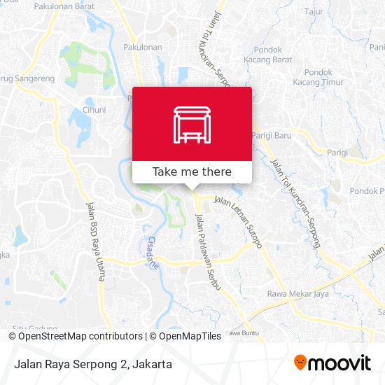 Jalan Raya Serpong  2 map