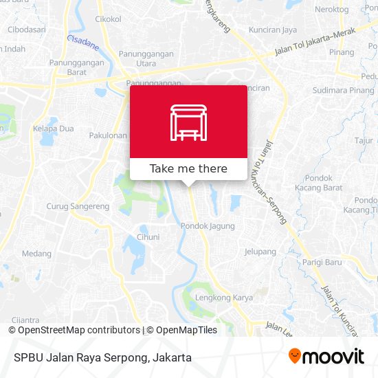 SPBU Jalan Raya Serpong map