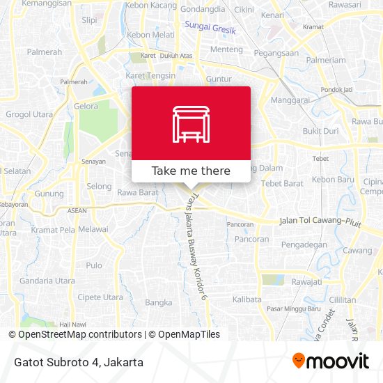 Gatot Subroto 4 map