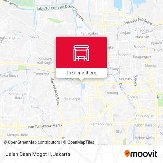 Jalan Daan Mogot II map