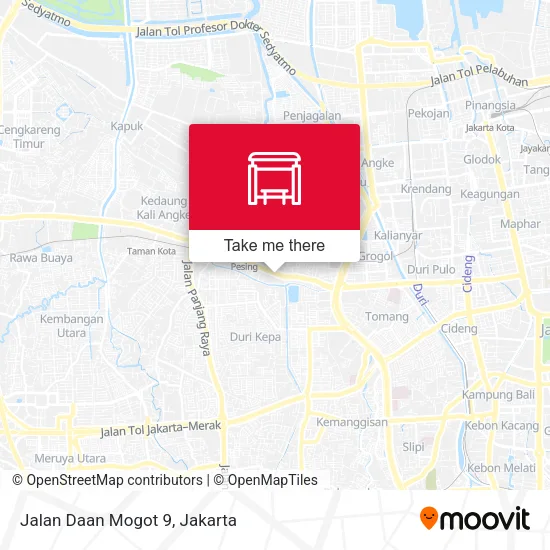 Jalan Daan Mogot 9 map