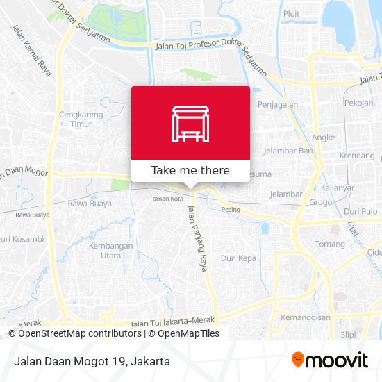 Jalan Daan Mogot 19 map