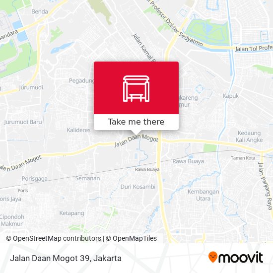 Jalan Daan Mogot 39 map