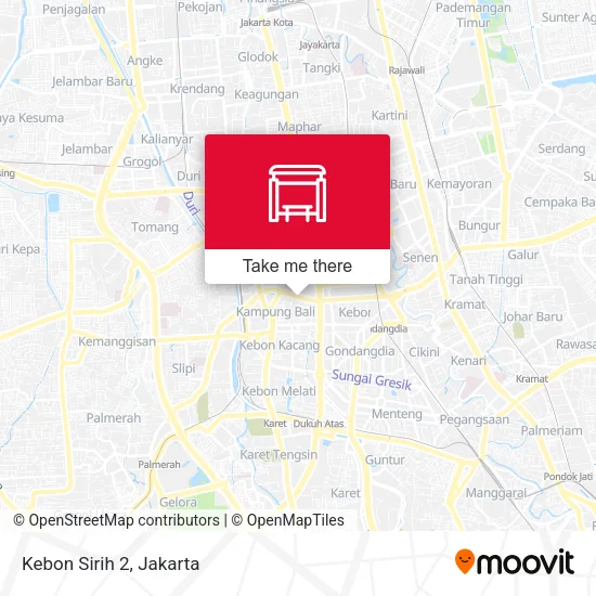 Kebon Sirih 2 map
