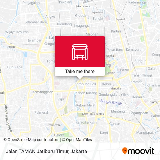 Jalan TAMAN Jatibaru Timur map
