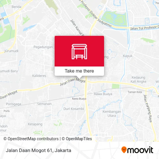 Jalan Daan Mogot 61 map