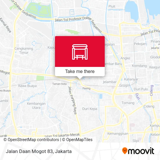 Jalan Daan Mogot 83 map