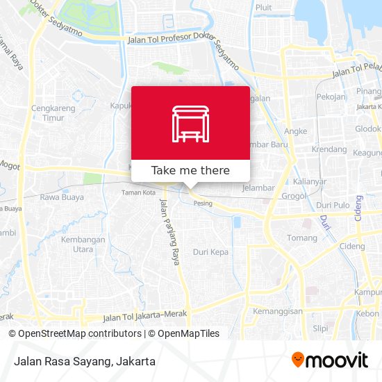 Jalan Rasa Sayang map