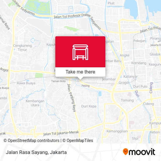 Jalan Rasa Sayang map