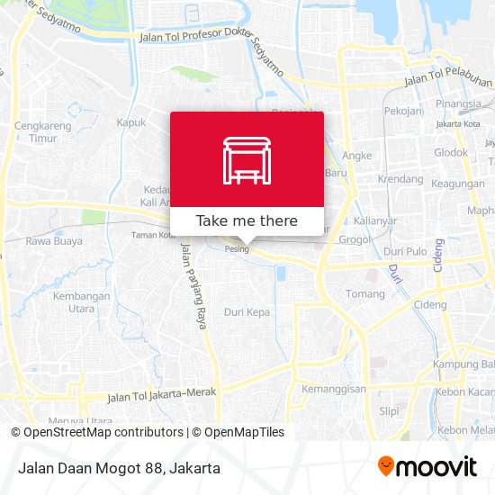 Jalan Daan Mogot 88 map