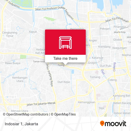 Indosiar 1 map