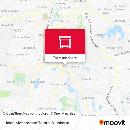 Jalan Mohammad Tamrin 8 map