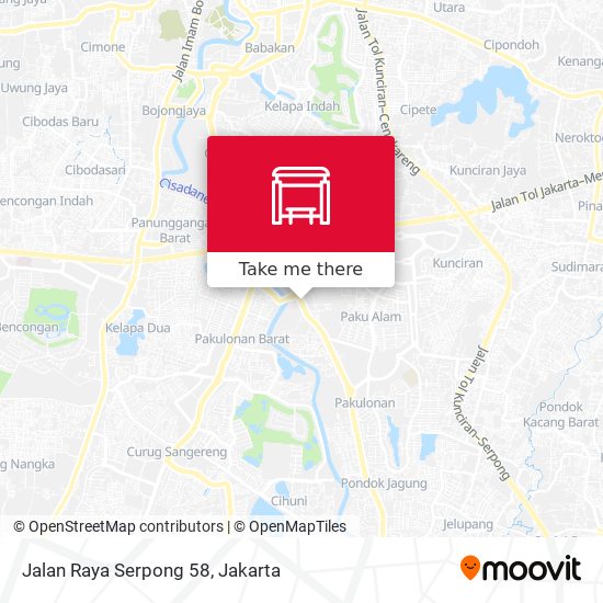 Jalan Raya Serpong  58 map