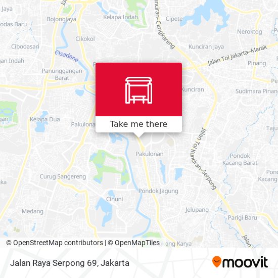 Jalan Raya Serpong 69 map