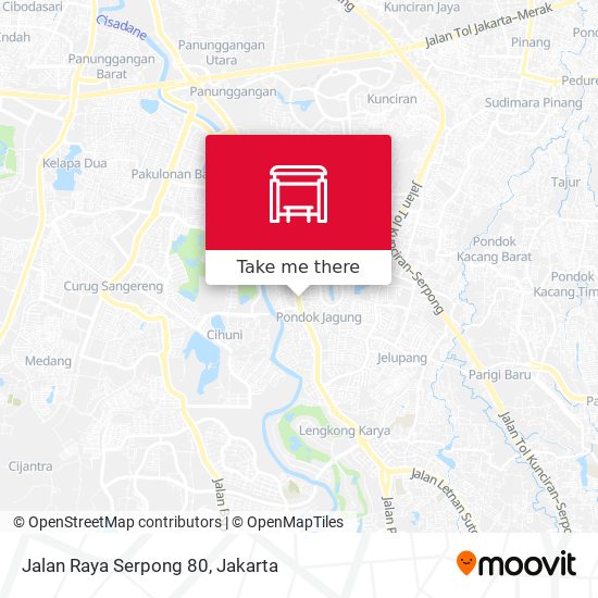 Jalan Raya Serpong 80 map