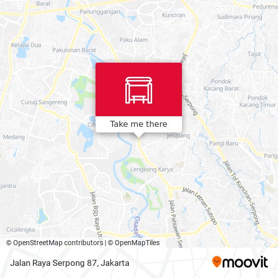 Jalan Raya Serpong 87 map