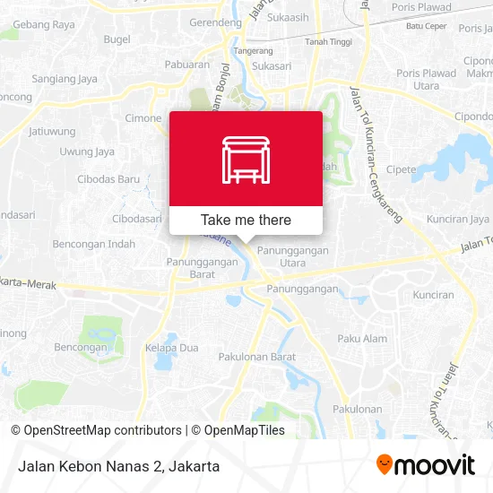 Jalan Kebon Nanas 2 map