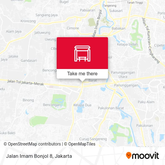 Jalan Imam Bonjol 8 map