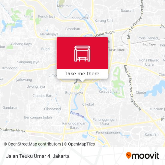 Jalan Teuku Umar 4 map