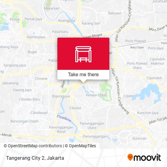 Tangerang City 2 map