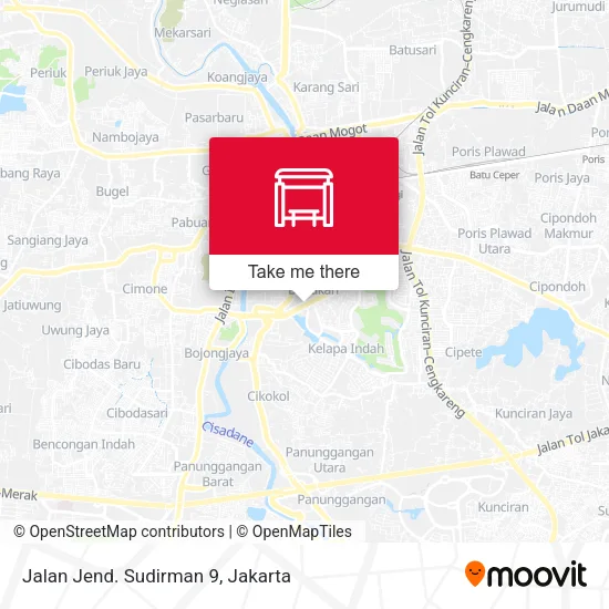 Jalan Jend. Sudirman 9 map