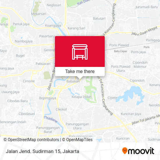 Jalan Jend. Sudirman 15 map