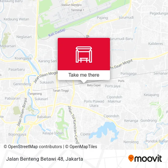 Jalan Benteng Betawi 48 map