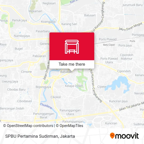 SPBU Pertamina Sudirman map