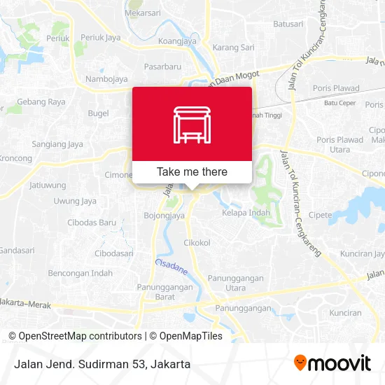 Jalan Jend. Sudirman 53 map