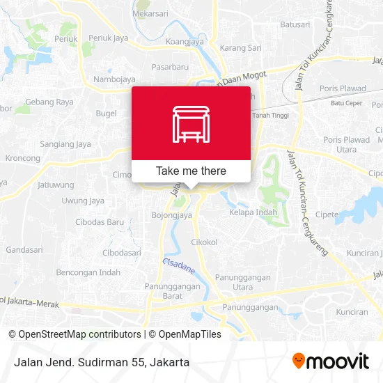 Jalan Jend. Sudirman 55 map