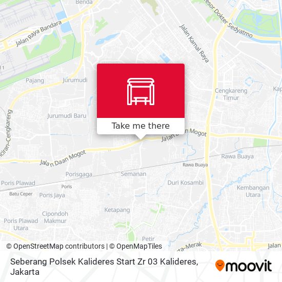 Seberang Polsek Kalideres Start Zr 03 Kalideres map