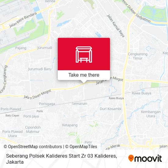 Seberang Polsek Kalideres Start Zr 03 Kalideres map