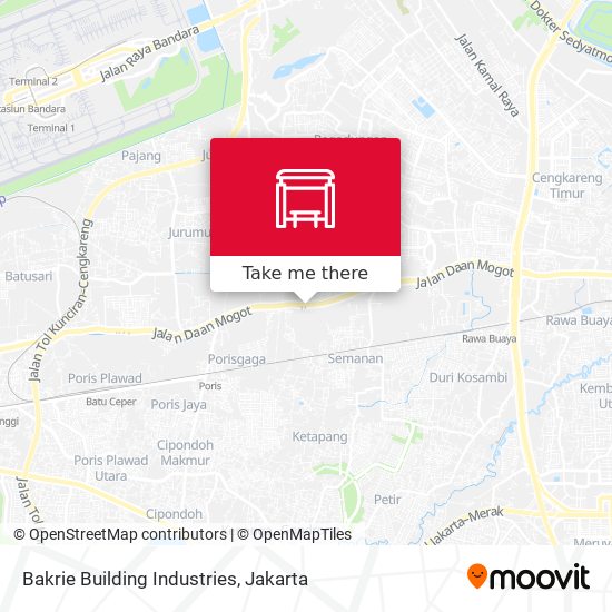 Bakrie Building Industries map