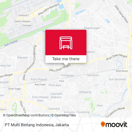 PT Multi Bintang Indonesia map