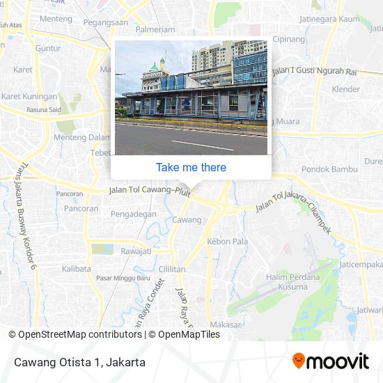 Cawang Otista 1 map