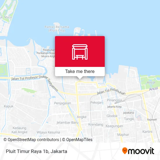 Pluit Timur Raya 1b map