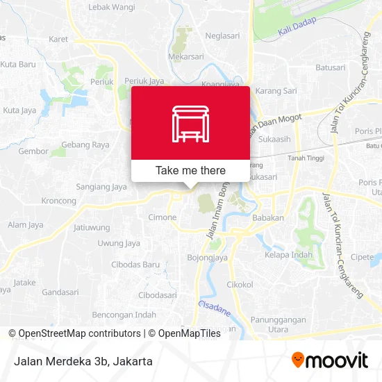 Jalan Merdeka 3b map