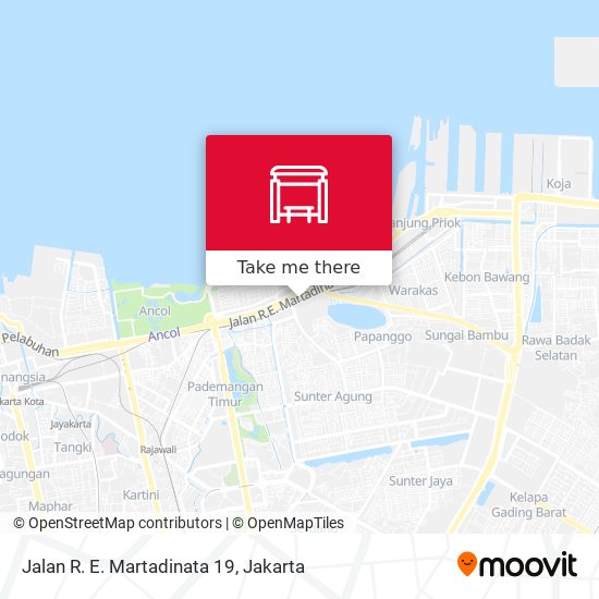 Jalan R. E. Martadinata 19 map