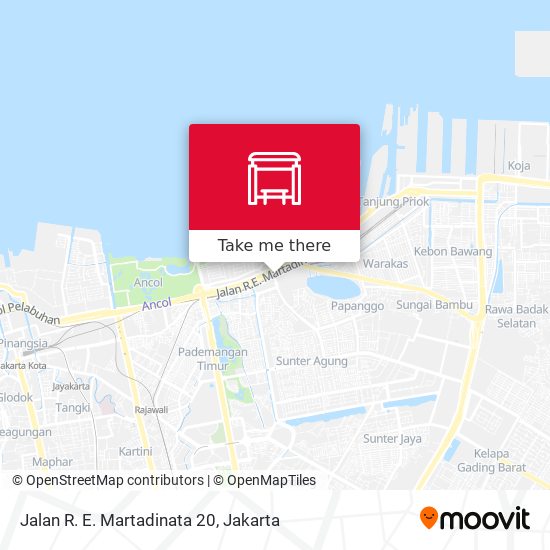 Jalan R. E. Martadinata 20 map