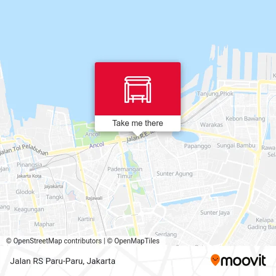 Jalan RS Paru-Paru map