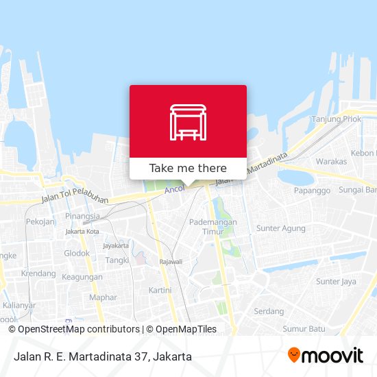 Jalan R. E. Martadinata 37 map