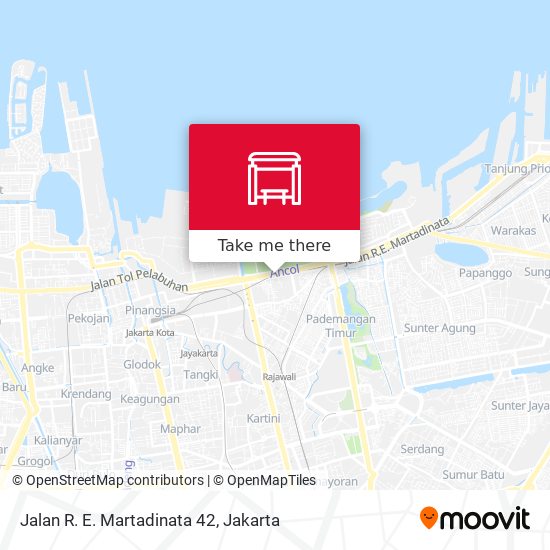 Jalan R. E. Martadinata 42 map