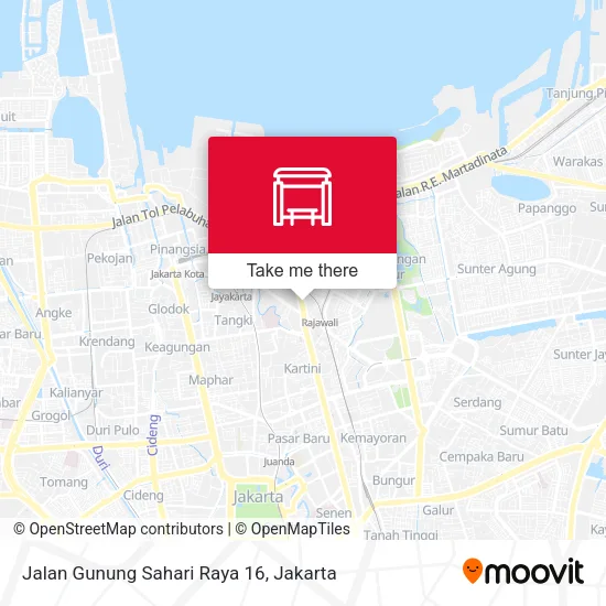Jalan Gunung Sahari Raya 16 map